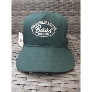 NWT Vintage Bass Snapback Baseball Hat Shoemakers to America Crafted In USA